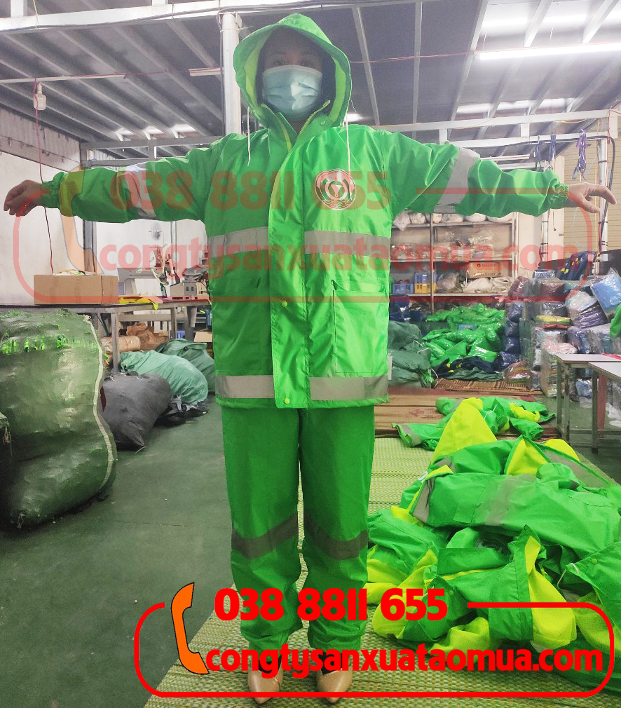 Xưởng sản xuất áo mưa bộ quà tặng tại Hà Nội nhận hợp đồng may áo mưa quà tặng toàn quốc
