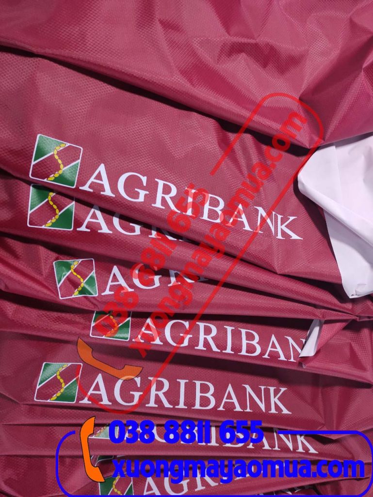 In áo mưa quà tặng ngân hàng Agribank tại Quảng Ninh