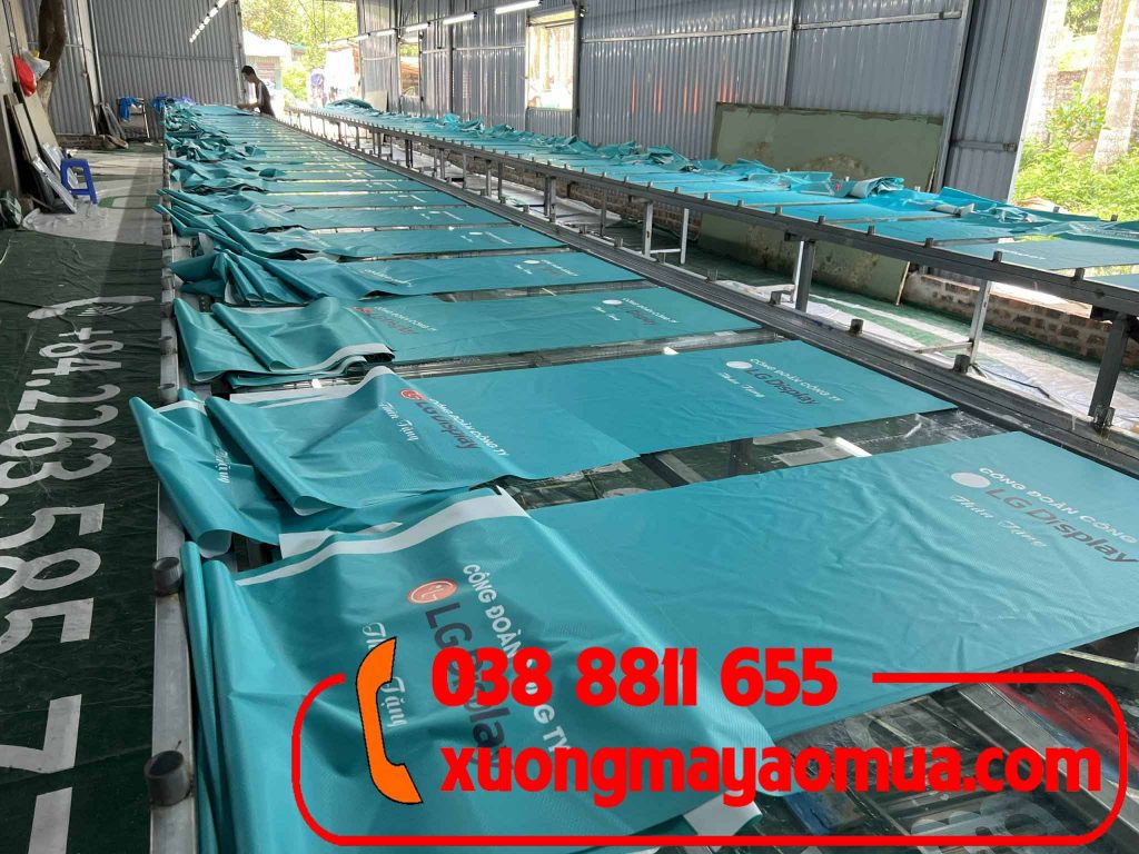 Xưởng in áo mưa Hoa Nguyên