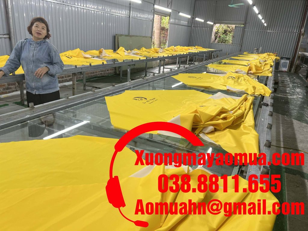 Xưởng in áo mưa tại Hà Nội