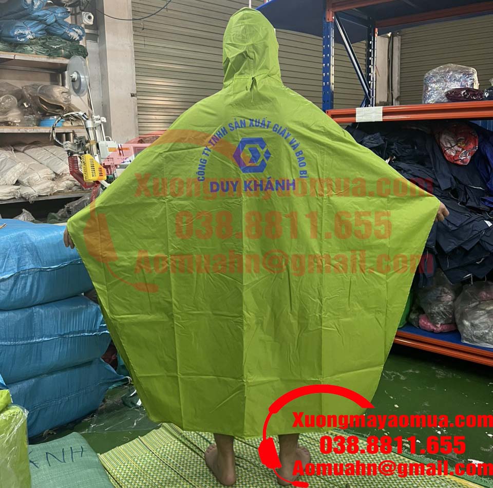 May áo mưa quà tặng công ty tại Bắc Giang